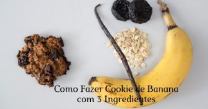 Cookie de Banana com 3 Ingredientes